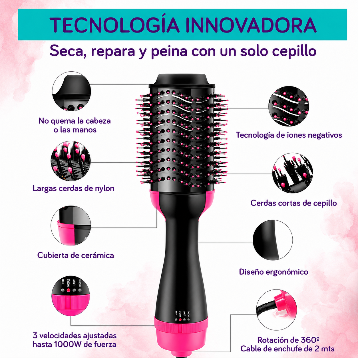 One Step 3 en 1™ | Seca, Alisa y Da Volumen en Minutos